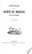 Annales et bulletin de la Société de médecine d'Anvers