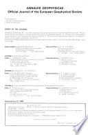 Annales Geophysicae
