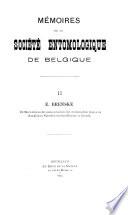 Annales - Société entomologique de Belgique
