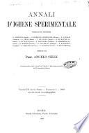 Annali d'igiene sperimentale