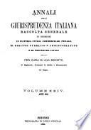 Annali della giurisprudenza italiana