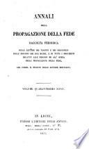 Annali della propagazione della fede