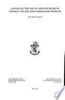 Annals of the South African Museum