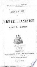 Annuaire de l'armee francaise pour l'anne ...