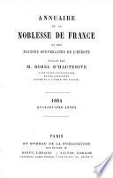 Annuaire de la pairie et de la noblesse de France et des maisons souveraines de l'Europe
