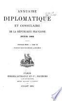Annuaire diplomatique et consulaire de la République Française