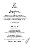 Annuaire international des beaux-arts