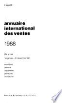 Annuaire international des ventes