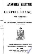 Annuaire militaire de l'Empire francais