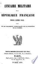 Annuaire officiel de l'armee francaise