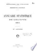 Annuaire statistique de l'Egypte