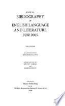 Annual Bibliography of English Language and Literature