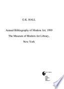 Annual Bibliography of Modern Art