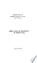 Annual Book on Statistics of Puerto Rico