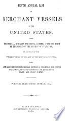 Annual List of Merchant Vessels of the United States