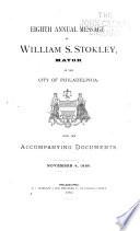 Annual Message of ... Mayor of the City of Philadelphia