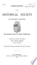 Annual Publication of the Historical Society of Southern California
