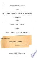 Annual Report. 1862/63, 1865