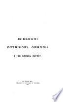 Annual Report - Missouri Botanical Garden