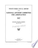 Annual Report - National Advisory Committee for Aeronautics