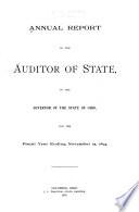 Annual Report of the Auditor of the State of Ohio for the Fiscal Year Ending ...