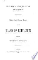 ... Annual Report of the Board of Education for the Year Ending ...