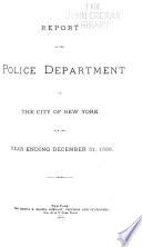 Annual Report of the Board of Metropolitan Police of the Metropolitan Police District