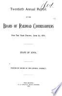 Annual Report of the Board of Railroad Commissioners for the Year Ending ...