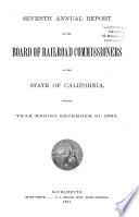 Annual Report of the Board of Railroad Commissioners of the State of California