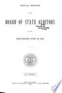 Annual Report of the Board of State Auditors for the State of Michigan for the Year ...