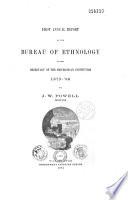 Annual Report of the Bureau of American Ethnology to the Secretary of the Smithsonian Institution
