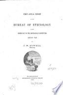 Annual Report of the Bureau of Ethnology to the Secretary of the Smithsonian Institution