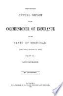 Annual Report of the Commissioner of Insurance for the State of Michigan