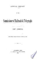 Annual Report of the Commissioner of Railroads and Telegraphs