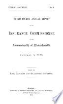 Annual Report of the Insurance Commissioner