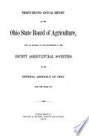 Annual Report of the Ohio State Board of Agriculture