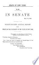 Annual Report of the Regents