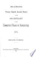 Annual Report of the Secretary of the Connecticut Board of Agriculture