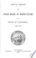 Annual Report of the State Board of Horticulture of the State of California