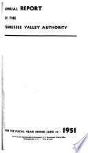 Annual Report of the Tennessee Valley Authority