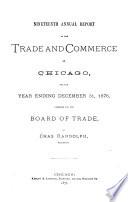Annual Report of the Trade and Commerce of Chicago
