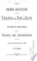 Annual Report of the Trustees and Superintendent for the Fiscal Year Ending ... to the Governor