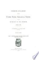 Annual Report of the United States Geological Survey to the Secretary of the Interior