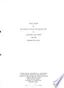 Annual Report on the Control of White Pine Blister Rust in California