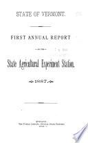 Annual Report - Vermont. Agricultural Experiment Station, Burlington