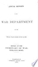 Annual Reports of the Secretary of War