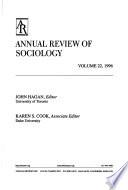 Annual Review of Sociology