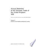 Annual Statement of the Overseas Trade of the United Kingdom