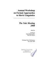 Annual Workshop on Formal Approaches to Slavic Linguistics