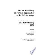 Annual Workshop on Formal Approaches to Slavic Linguistics
